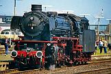 1987-40-035 Puttgarden 41 360 rangiert im Bahnhof Puttgarden.