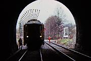 1990-78-080 Arnsberg Messarbeiten am Schlossbergtunnel in Arnsberg.