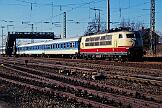 1991-x005767 Ahlen Vorhelm Beim Interregio sind die Wagen wenigstens einheitlich.