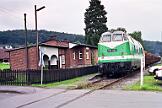 2000-011942 Sundern Stemel Im Jahr 2000 fanden an mehreren Tagen Holztransporte auf der Röhrtalbahn statt. Das Holz wurde allerdings nach Sundern transportiert.