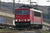 2016-04-04-005 Hagen Vorhalle Feierabend für die 155 im Rangierbahnhof Vorhalle.