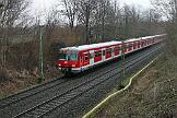 2017-02-20-005 Dortmund Eichlinghofen Auf der S1 zwischen Dortmund und Bochum dürfen weiter keine 422 durch den Uni-Tunnel fahren. Inzwischen ergänzen auch 420er Triebwagen die Wendezüge.