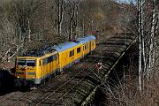2019-02-27-003 Dortmund Universität 111 059 mit Messzug auf der S1. Willkommene Abwechslung.