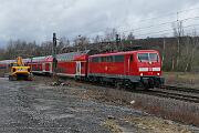 2019-03-17-002 Wetter Oberwengern Wegen Bauarbeiten im Bahnhof Wetter/Ruhr werden die Personenzüge über Wetter-Wengern umgeleitet.