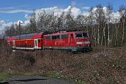 2019-03-17-017 Wetter Oberwengern Wegen Bauarbeiten im Bahnhof Wetter/Ruhr werden die Personenzüge über Wetter-Wengern umgeleitet.
