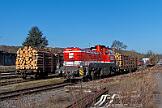 2021-03-31-015 Arnsberg Hüsten Nach langer Zeit geht es mal wieder in die Heimat zur RLG. D57 rangiert erst in Hüsten mit Holzwagen, dann geht es mit Kohle nach Arnsberg zur Papierfabrik.