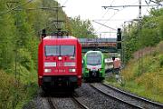 2024-04-26-024 Dortmund Huckarde Wegen eines Kabeldiebstahls in Bochum werden Züge über Huckarde umgeleitet.