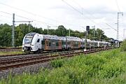 2024-08-21-006 Dortmund Somborn Eigentlich hatte ich gehofft, mehr Güterzüge wegen Sperrung der Glückauf-Bahn in Dortmund-Somborn zu sehen. Nur ein Gz kam aus Richtung Witten. 462 022