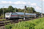 2024-08-21-020 Dortmund Somborn Eigentlich hatte ich gehofft, mehr Güterzüge wegen Sperrung der Glückauf-Bahn in Dortmund-Somborn zu sehen. Nur ein Gz kam aus Richtung Witten. 147 587