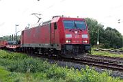 2024-08-21-022 Dortmund Somborn Eigentlich hatte ich gehofft, mehr Güterzüge wegen Sperrung der Glückauf-Bahn in Dortmund-Somborn zu sehen. Nur ein Gz kam aus Richtung Witten. 185 386