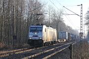 2024-01-18-008 Castrop-Rauxel 386 031. An diesem kalten sonnigen Tag wird der Fernverkehr über Castrop-Rauxel umgeleitet, die Strecke über Bochum war 