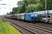 2024-07-17-009 Seelze Dedensen-Gümmer In unmittelbarer Nähe zum Rangierbahnhof Seelze liegt der Haltepunkt Dedensen-Gümmer der S-Bahn-Linie Hannover-Minden. Hier hat man keine Ruhe, auf 4 Gleisen...