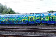 2024-06-28-011 Dortmund Somborn EM-Sonderzug. Nach 2 Wochen wird 111 212 durch 111 074 mit den bunten Dostos ersetzt.