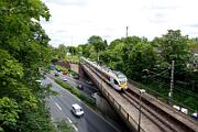 2024-05-16-005 Herne Rottbruchstraße Der RE 3 wird wegen der Sperrung am Dortmunder Hafen über Riemke und Herne umgeleitet. Dabei wird auch der ehemalige HP Herne-Rottbruchstraße an der BAB43...