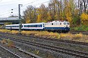2024-11-20-003 Dortmund Marten Süd Mittwochs werden Waggons von TRI von Nordhorn nach Köln überführt. 110 239 zieht den Zug heute.