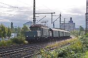 2024-09-14-006 Dortmund Hafen Am 14.9.2024 fahren die Hammer Eisenbahnfreunde mit 194 158 und 212 079 nach Cochem. Der Zug hat gerade den Dortmunder Hbf verlassen und rollt Richtung...