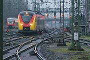 2025-01-03-001 Dortmund Hbf HLB RE34, Zug-Nummer 24374, startet um 8:59 Uhr nach Siegen.