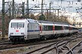 2025-01-27-007 Dortmund Hbf 101 057 mit EC 9 nach Zürich