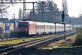 2025-03-08-014 Dortmund Mengede 101 134 mit EC 9, aktuell umgeleitet über Mengede.