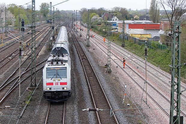 2025-04-10 Bauarbeiten Strecke Dortmund-Bochum, Teil 4 Aktuell im ehemaligen Gbf Lütgendortmund.