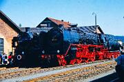 1986-29-031 Neuenmarkt-Wirsberg Sonderfahrt mit 01 1100 nach Neuenmark-Wirsberg ins Eisenbahn-Museum. 18 612 und 01 111