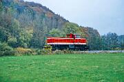 1986-30-041 Arnsberg Altes Feld D 67 bringt den Kohlzug nach Arnsberg zur Feldmühle.