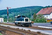 1988-60-009 Bad Wildungen Bad Wildungen Wega 332 044 im Rangier- und Übergabe-Dienst