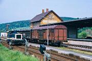 1988-60-010 Bad Wildungen Bad Wildungen Wega 332 044 im Rangier- und Übergabe-Dienst
