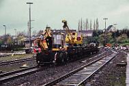 1990-x005118 Hemer Abbaus der Westiger Schleife nach der Still-Legung. 332 125 bewegt den Zug.