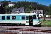 1990-x005186 Hallenberg Sonderfahrt mit 628 330 und 628 349 durchs Sauerland.