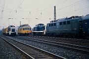 1991-x005735 Ahlen Vorhelm Zugunglück in Ahlen-Vorhelm. V.l.n.r.: 290 072, 701 120, 290 104, 140 871