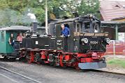 2009-102062 Radebeul 99 564 wird vorbereitet und fährt dann nach Moritzburg.