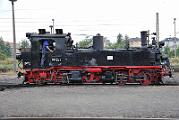 2009-102066 Radebeul 99 564 wird vorbereitet und fährt dann nach Moritzburg.