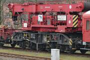 2016-03-05-004 Herne Wanne-Eickel Hbf Bullus und David, die beiden Kräne aus Wanne-Eickel.