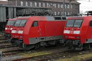 2016-03-25-019 Herne Wanne-Eickel Hbf V.l.n.r.: 185 042, 152 041, 145 034