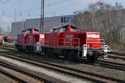 2016-04-01-051 Recklinghausen Süd 290 526 (vorne) und 294 533 (hinten)
