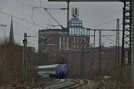 2018-12-30-001 Dortmund Hafen 145 088 mit TRI-Ersatzzug
