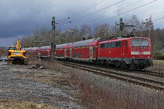 2019-03-17-006 Wetter Oberwengern Umleiter in Oberwengern: 111 115 mit RE 4