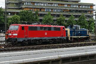 2019-05-31-047 Aachen Hbf 363 036 schubbst 111 158 durch die Gegend.