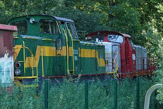 2019-07-23-017 Dortmund Hafen DE 24 und DE 804 sind frontal zusammen gestoßen.