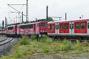 2020-07-16-077 Leverkusen Opladen 156 004 und 203 119 bringen 155 020, 155 023, 155 028, 155 031, 155 033, 155 037, 155 038, 155 048, 155 082, 155 085 und 155 135 zum Bender.