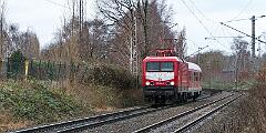 2022-02-20-010 Herne Süd 112 024 mit Ersatzzug auf der Glückauf-Bahn