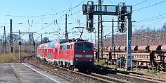 2022-02-27-051 Bochum Ehrenfeld 111 191 und 111 194 als Ersatzzug