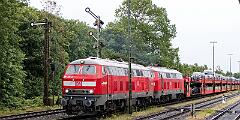 2022-07-14-082 Niebüll 218 491 (vorne), 218 322 (hinten)