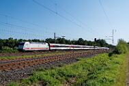 2024-07-15-002 Dortmund-Somborn 101 013 zieht den letzten EC 9 mit Panorama-Wagen