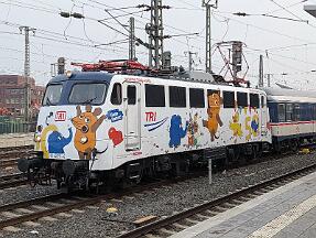 2025-02-10-008 Dortmund Hbf 110 469 mit TRI-Ersatzzug als RE 11