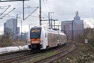 2025-03-12-010 Dortmund Hafen 462 005 als RE 4 nach Aachen auf dem falschen Gleis.