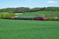 2025-04-27-027 Balve Garbeck Hammer Eisenbahnfreunde im Plandienst im Hönnetal mit V200 033 und 212 079