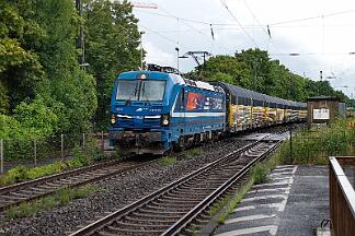 2025-07-14-072 Bonn Mehlem 192 016 hat über 6 Stunden in Mehlem gestanden und fährt jetzt weiter Richtung Köln.