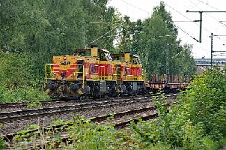 2025-07-31-039 Bochum Riemke 275 113 (vorne) und 275 114 mit leerem Hohenlimburger